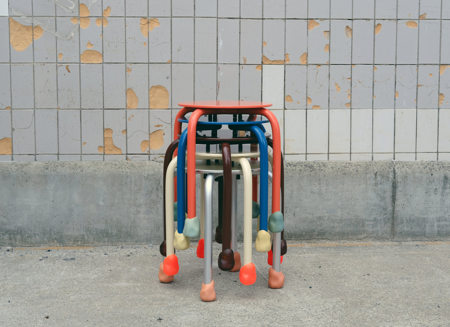 Yareta Aluminum Stool