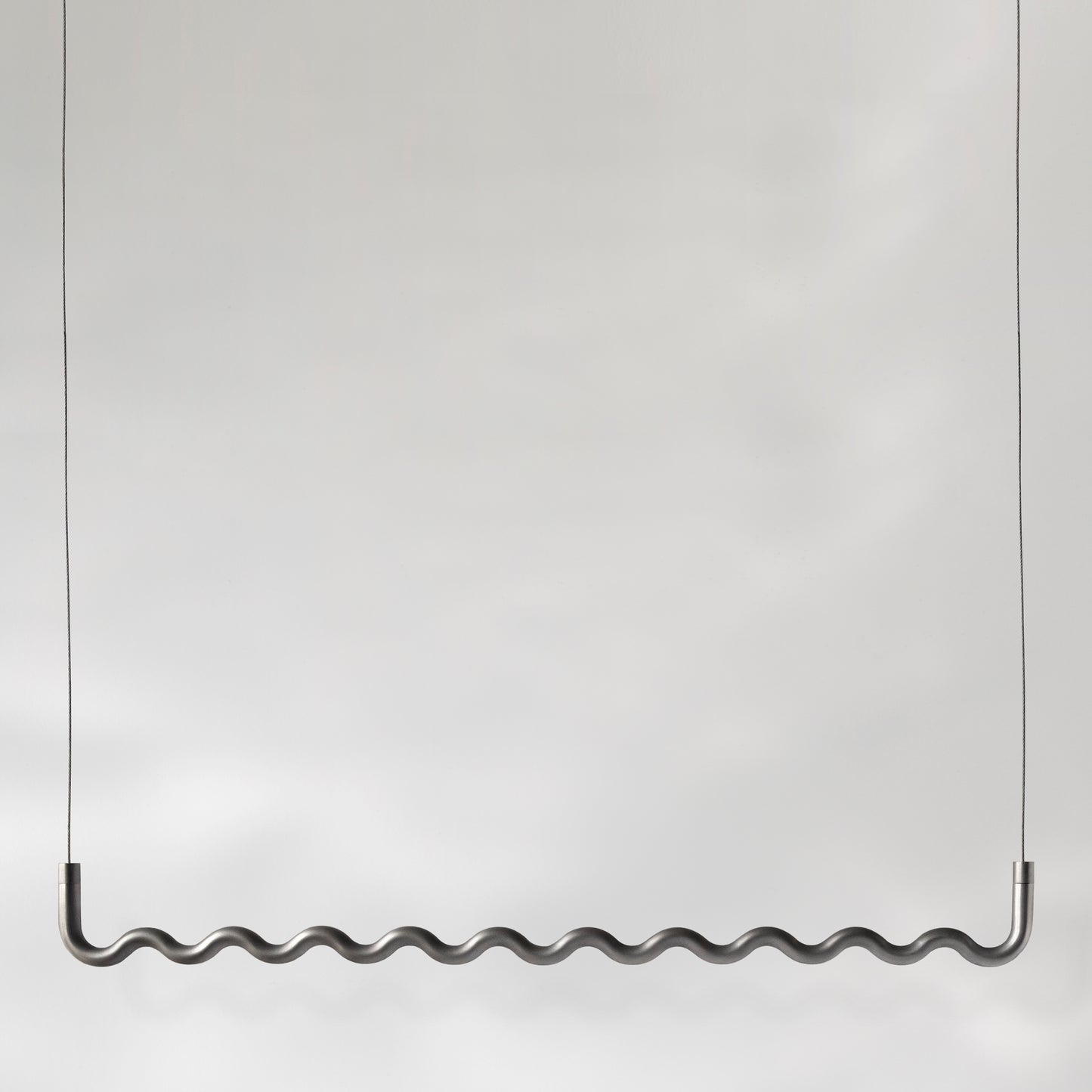 Sine Hanging Rack Raw Aluminum