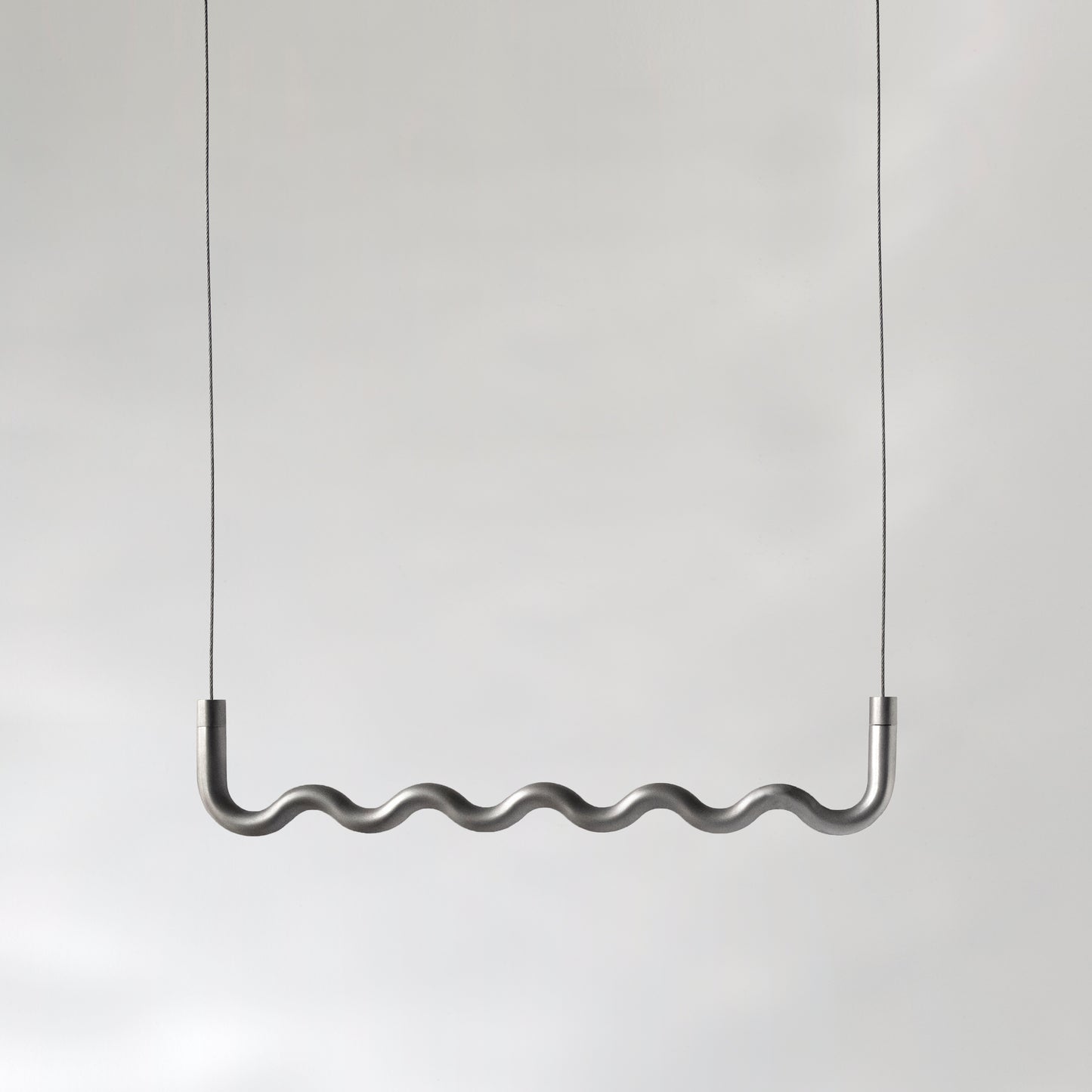 Sine Hanging Rack Raw Aluminum